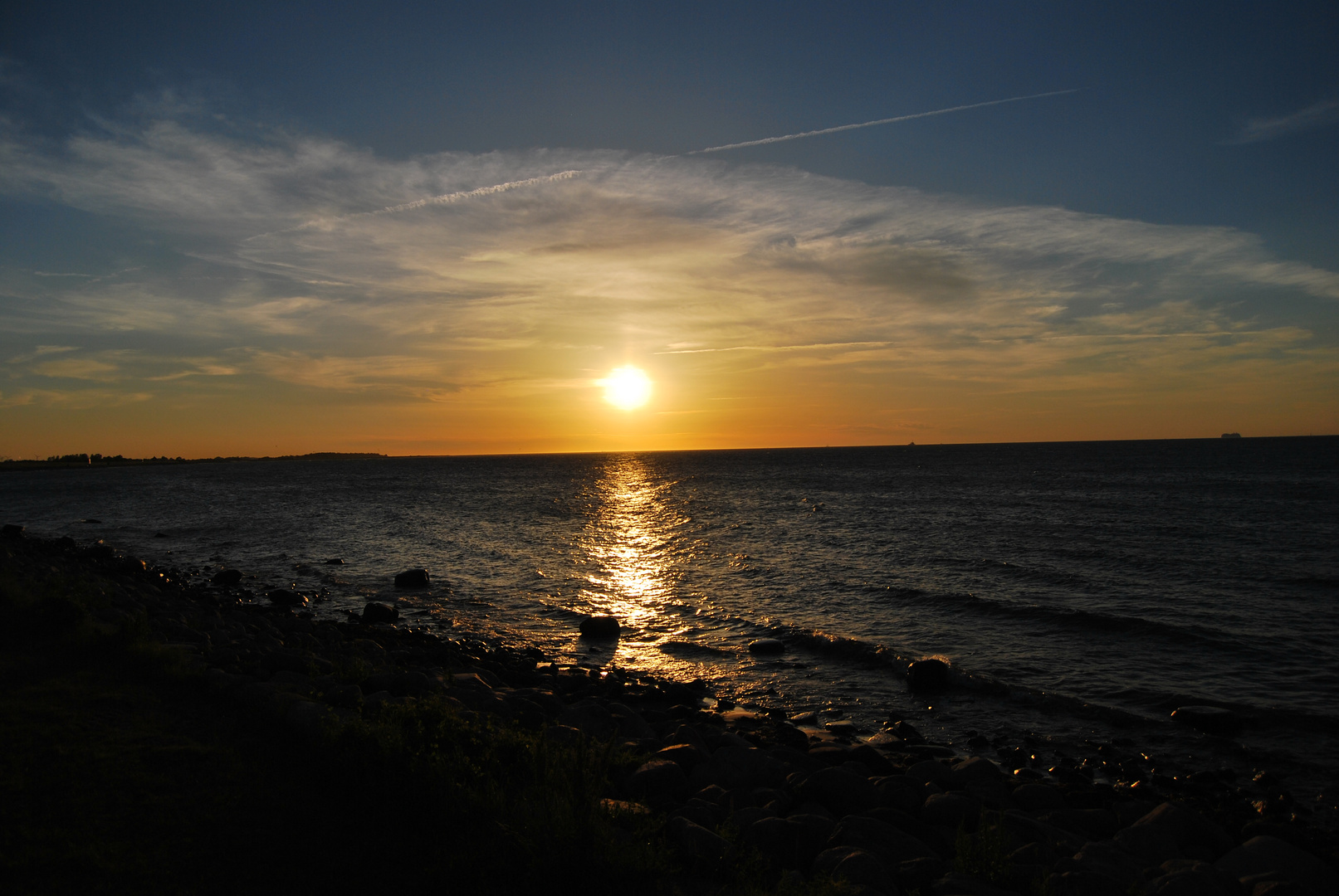 Sonnenuntergang auf Fehmarn