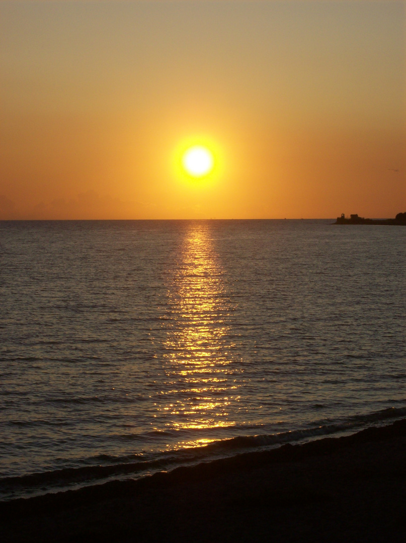 Sonnenuntergang auf Fehmarn