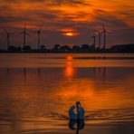 Sonnenuntergang auf Fehmarn