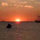 Sonnenuntergang auf Fehmarn