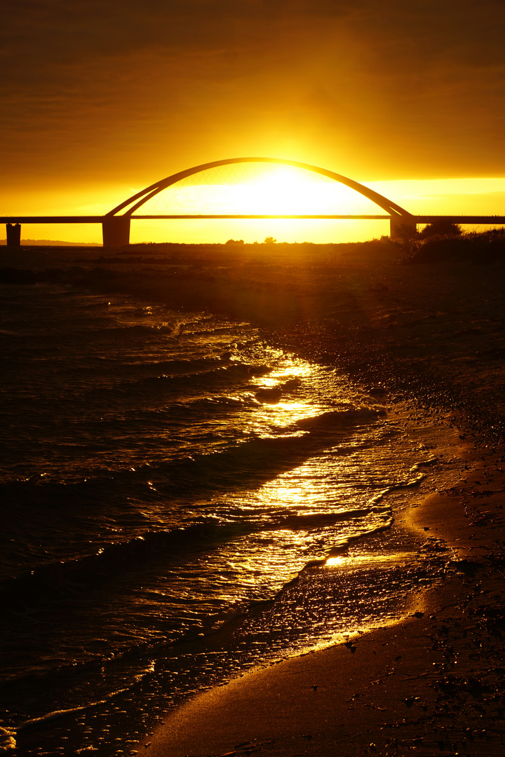 Sonnenuntergang auf Fehmarn