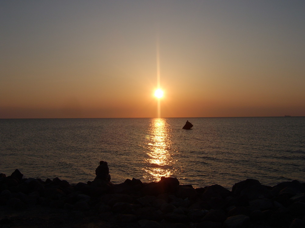 Sonnenuntergang auf Fehmarn