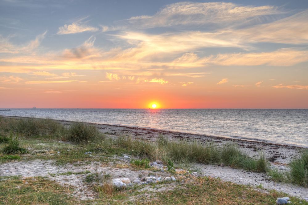 Sonnenuntergang auf Fehmarn