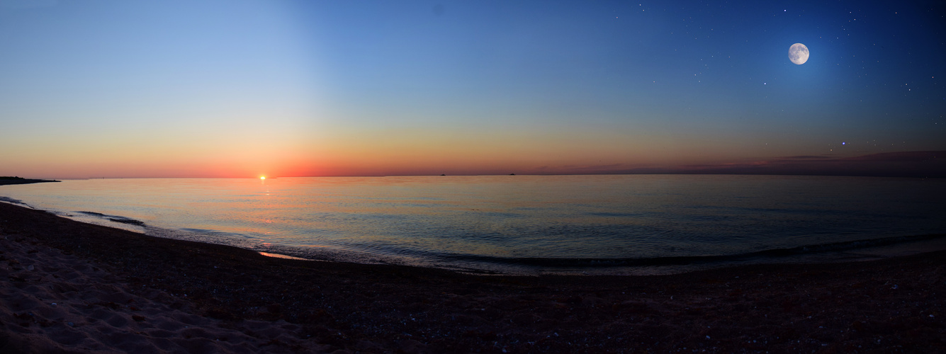 Sonnenuntergang auf Fehmarn