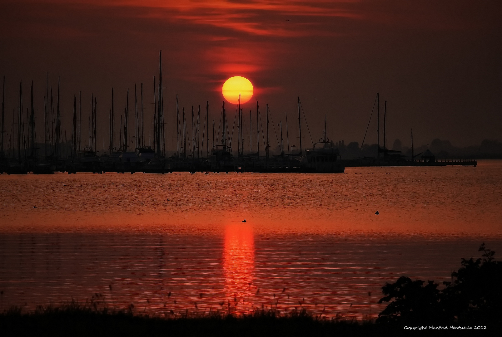 Sonnenuntergang auf Fehmarn 