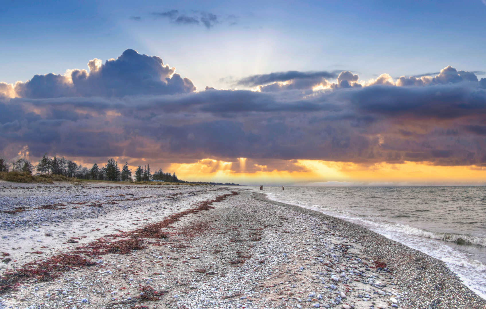 Sonnenuntergang auf Fehmarn