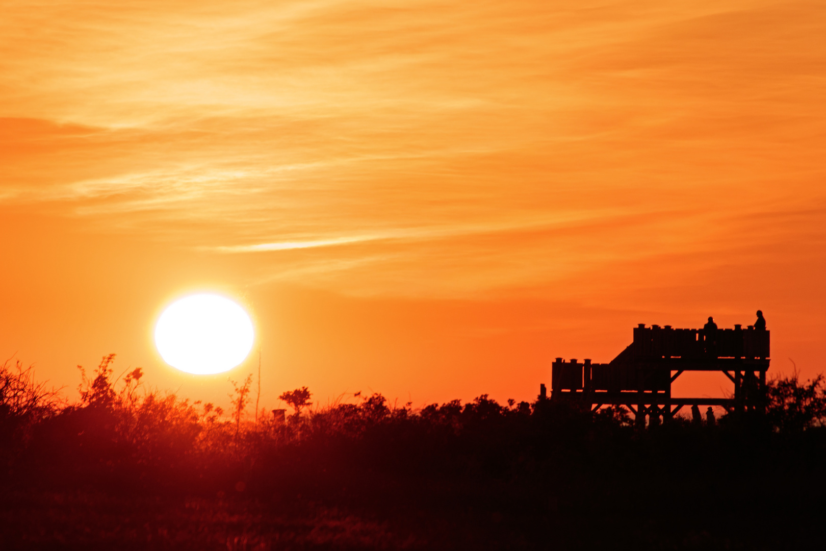 Sonnenuntergang auf Fehmarn