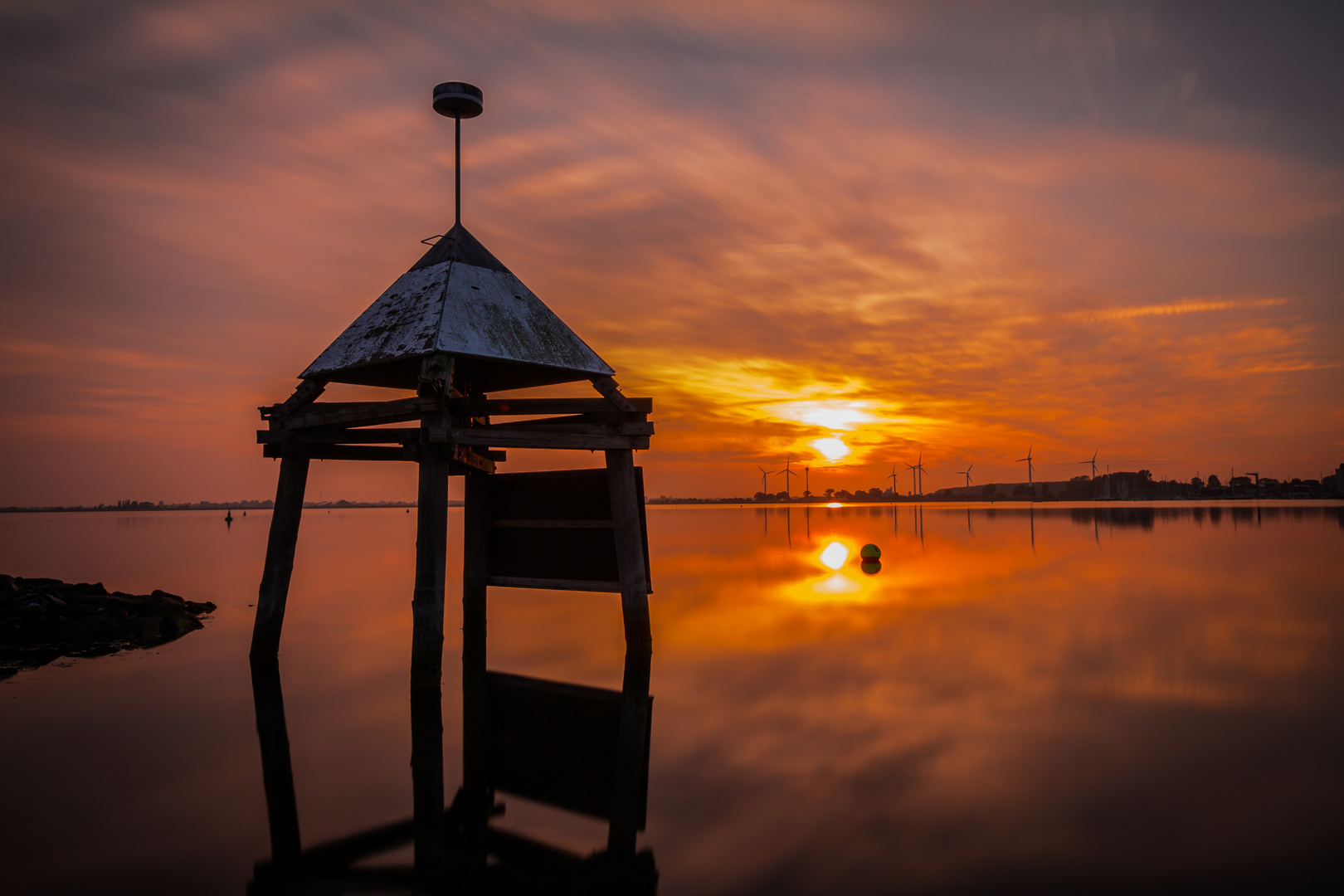 sonnenuntergang auf Fehmarn