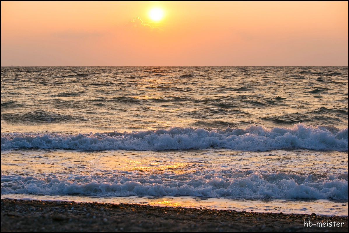 Sonnenuntergang auf Fehmarn