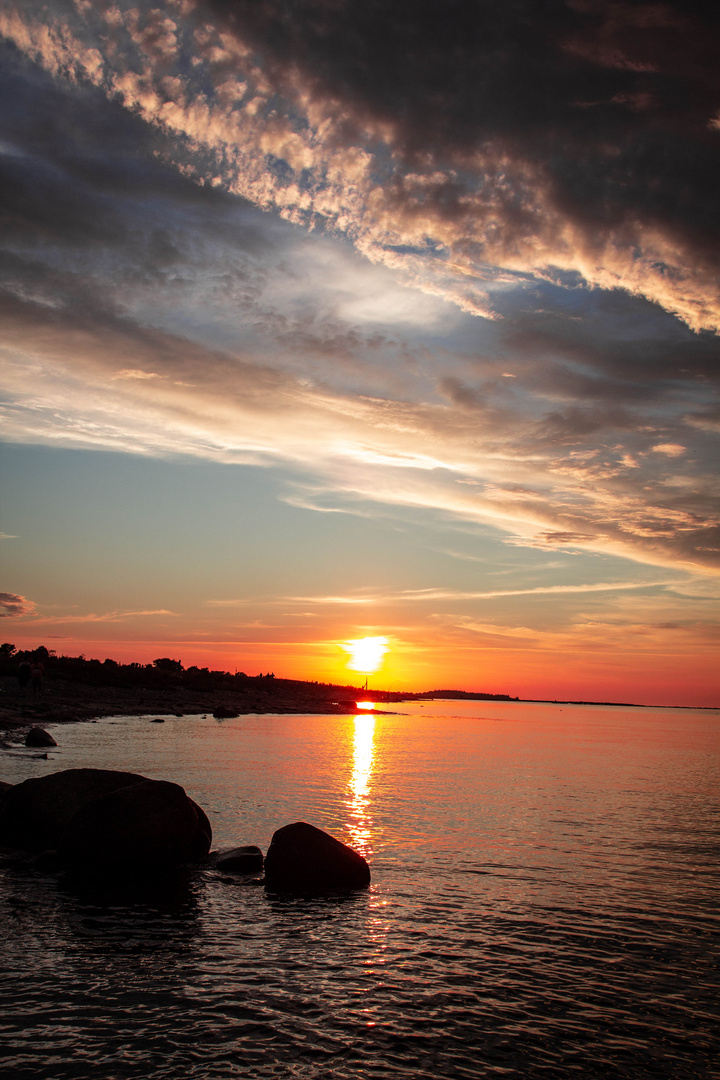 Sonnenuntergang auf Fehmarn