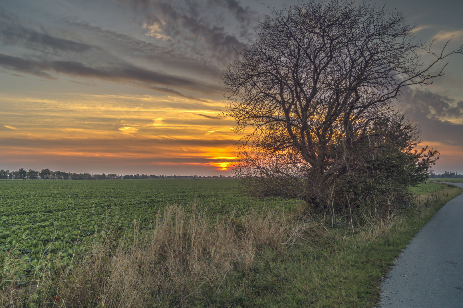 Sonnenuntergang auf Fehmarn HDR