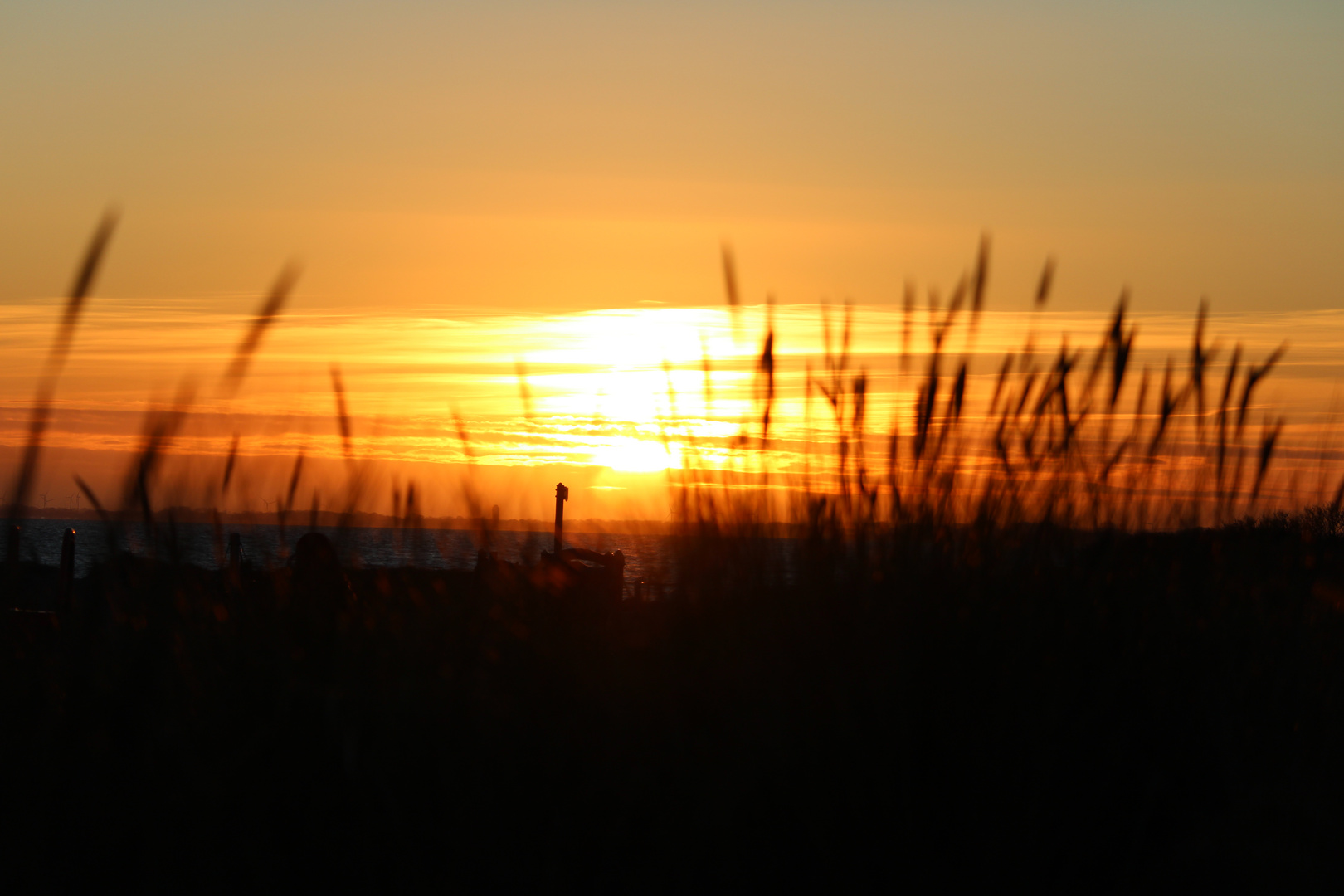 Sonnenuntergang auf Fehrman 