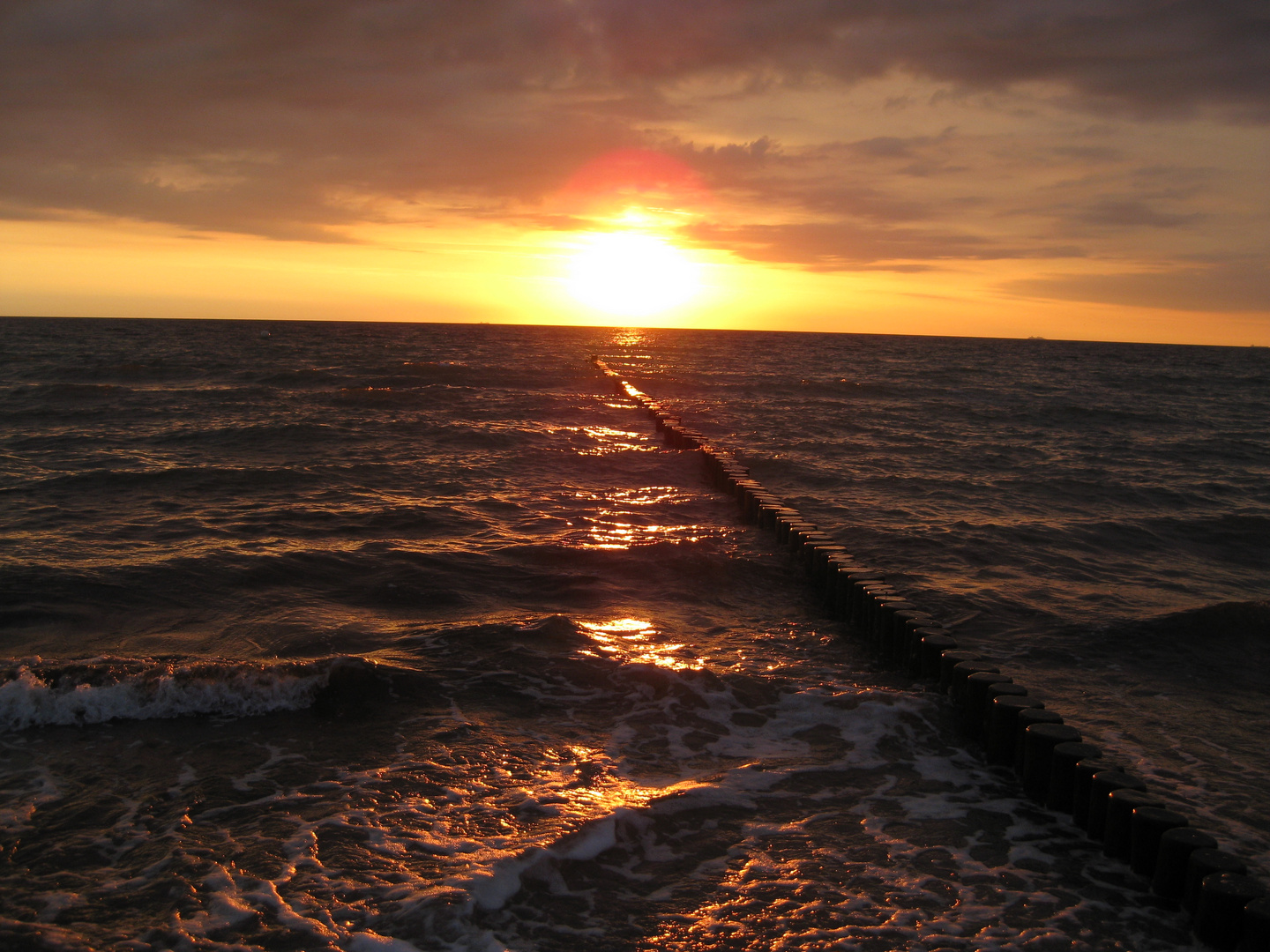 Sonnenuntergang auf Fischland Darß