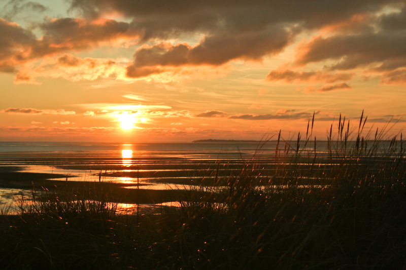 Sonnenuntergang auf Föhr