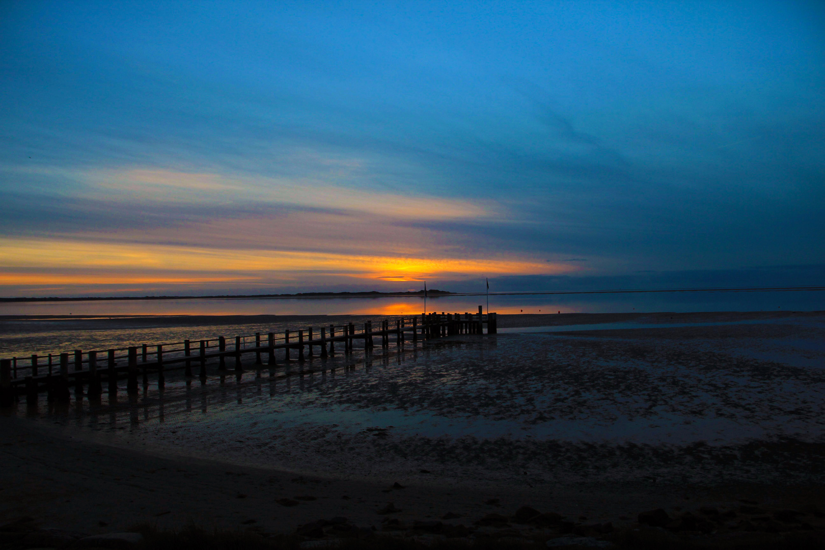 Sonnenuntergang auf Föhr