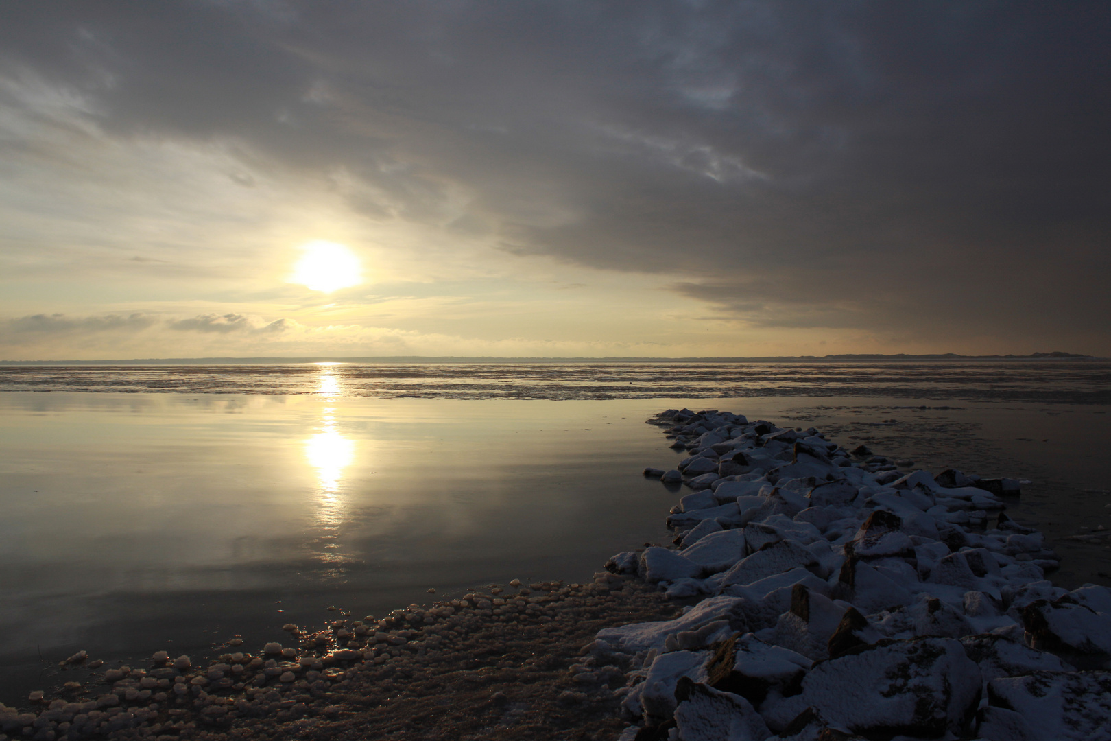 Sonnenuntergang auf Föhr