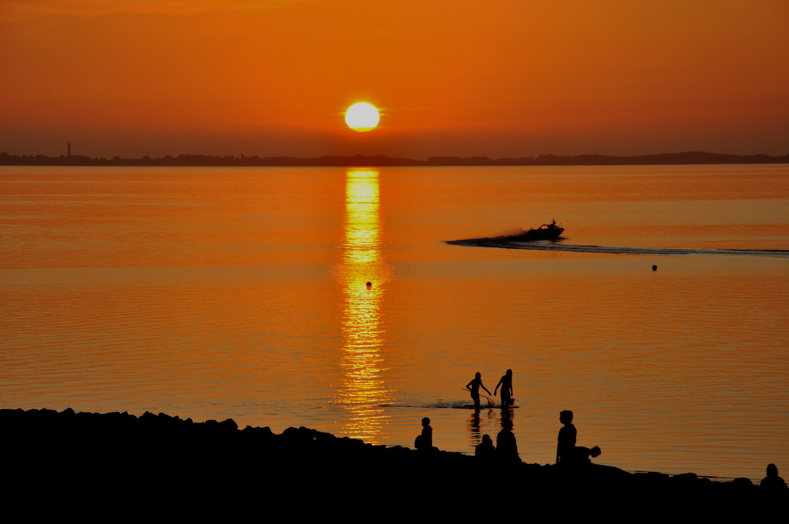 Sonnenuntergang auf Föhr