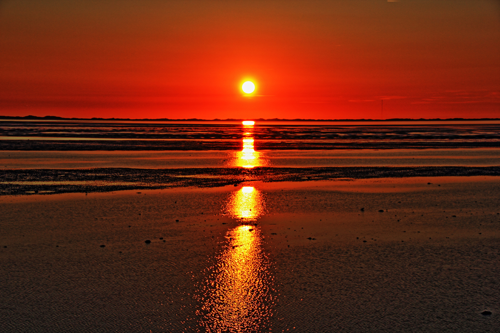 Sonnenuntergang auf Föhr II