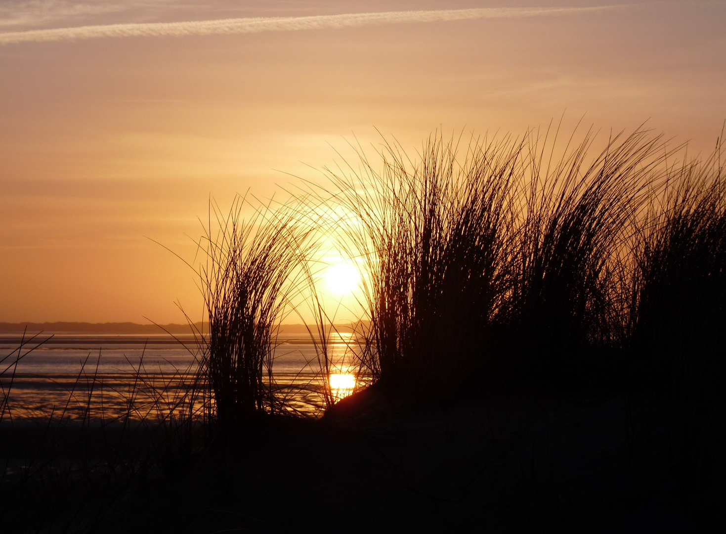 Sonnenuntergang auf Föhr / März 2011