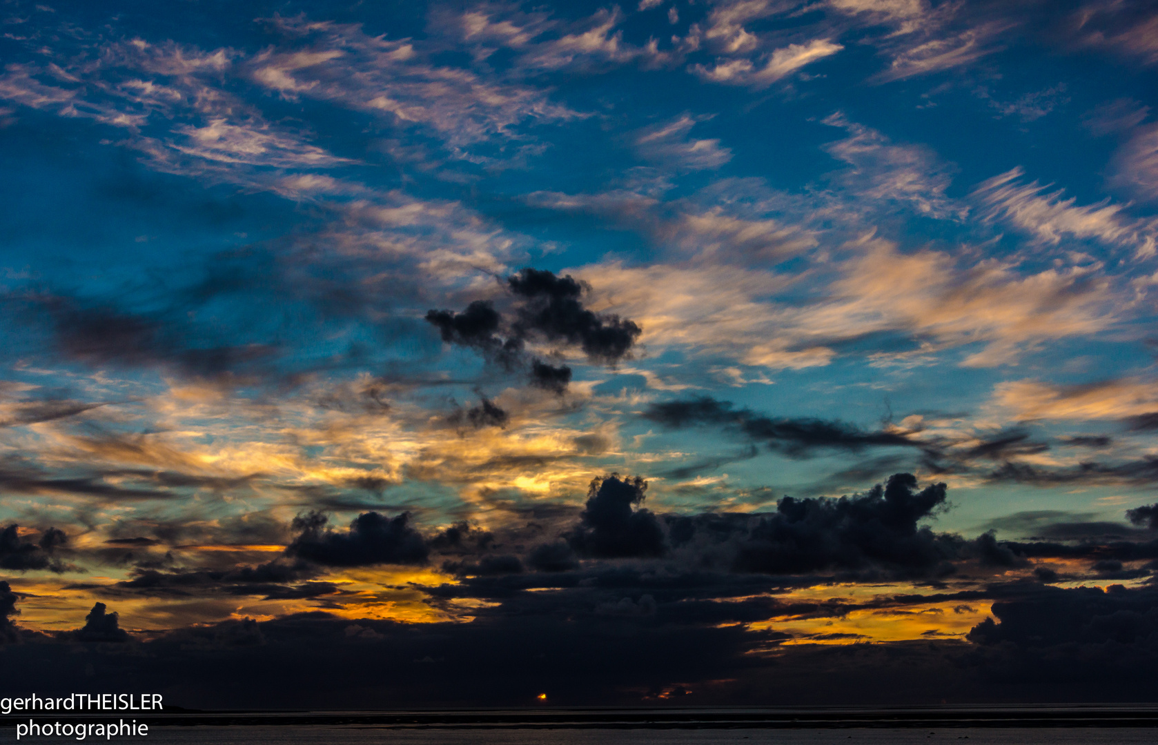 Sonnenuntergang auf Foer