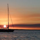 Sonnenuntergang auf Fraser Island, Australien