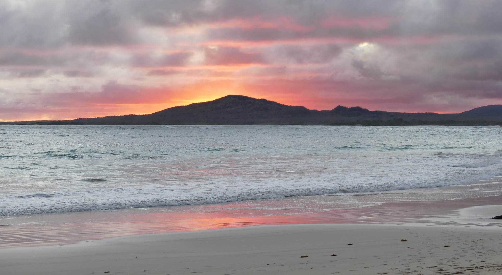 Sonnenuntergang auf Galapagos