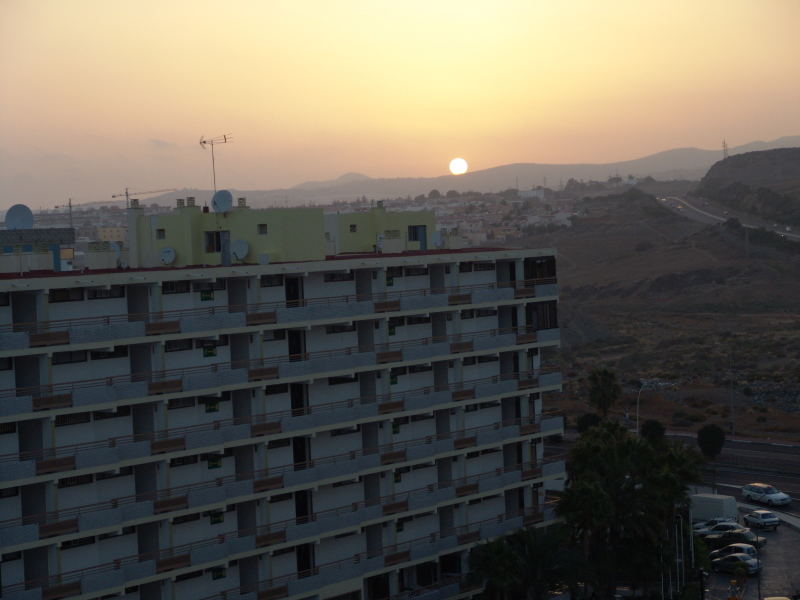 Sonnenuntergang auf GC