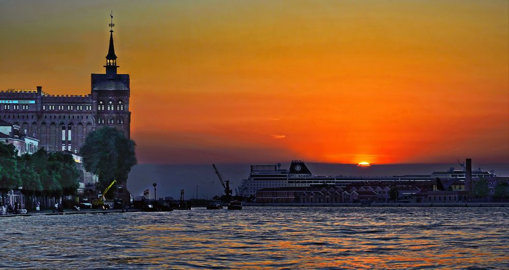 Sonnenuntergang auf Giudecca