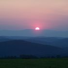 Sonnenuntergang auf "Globe Hill" (Pine Plains/NY/USA)