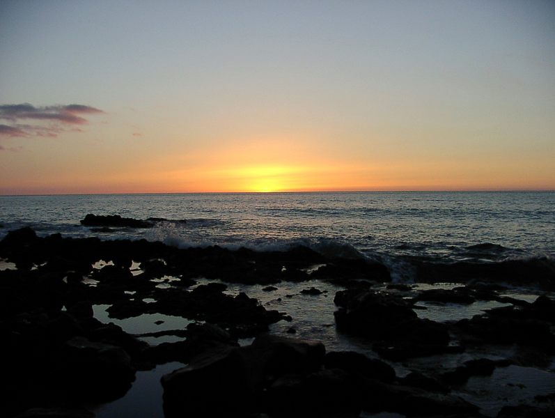 Sonnenuntergang auf Gomera