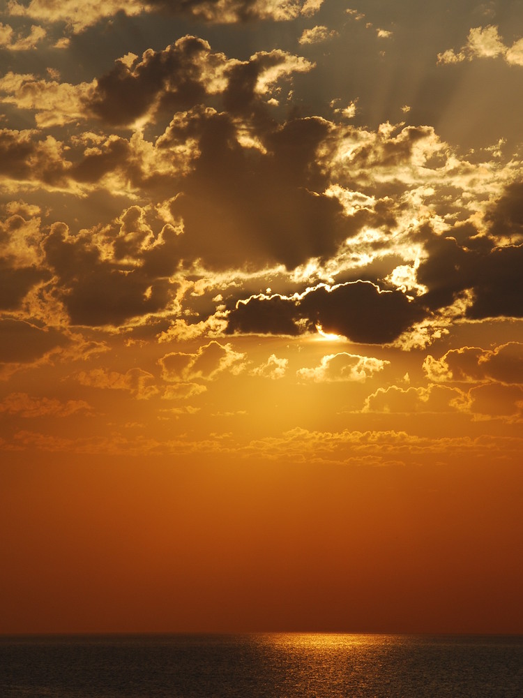 Sonnenuntergang auf Gotland (Schweden)