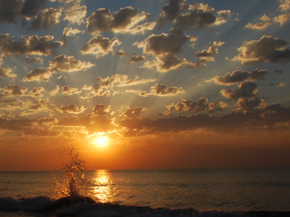 Sonnenuntergang auf Gotland (Schweden)