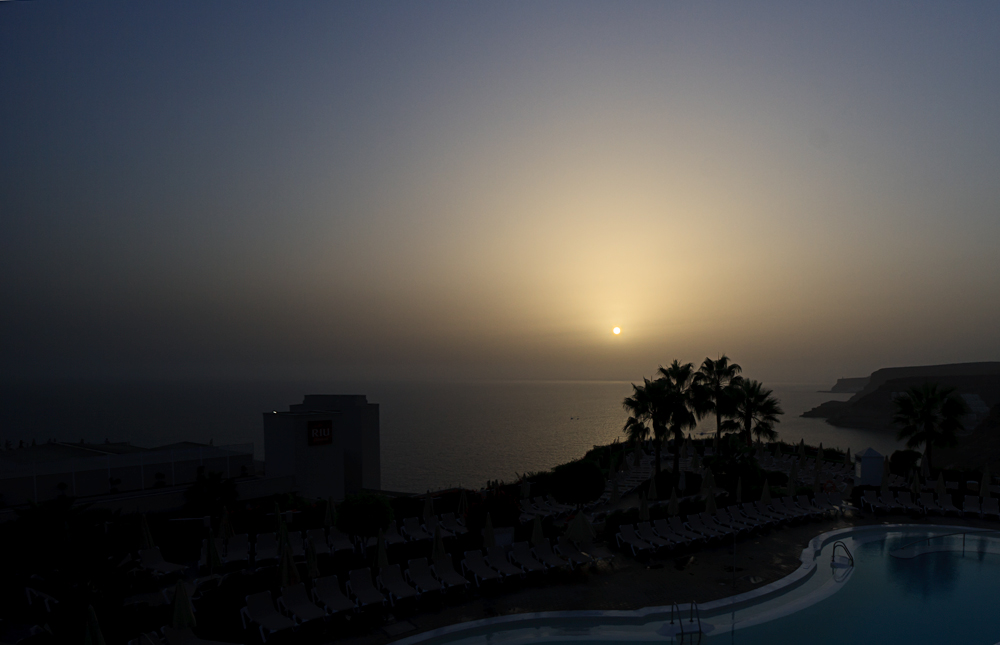 Sonnenuntergang auf Gran Canaria