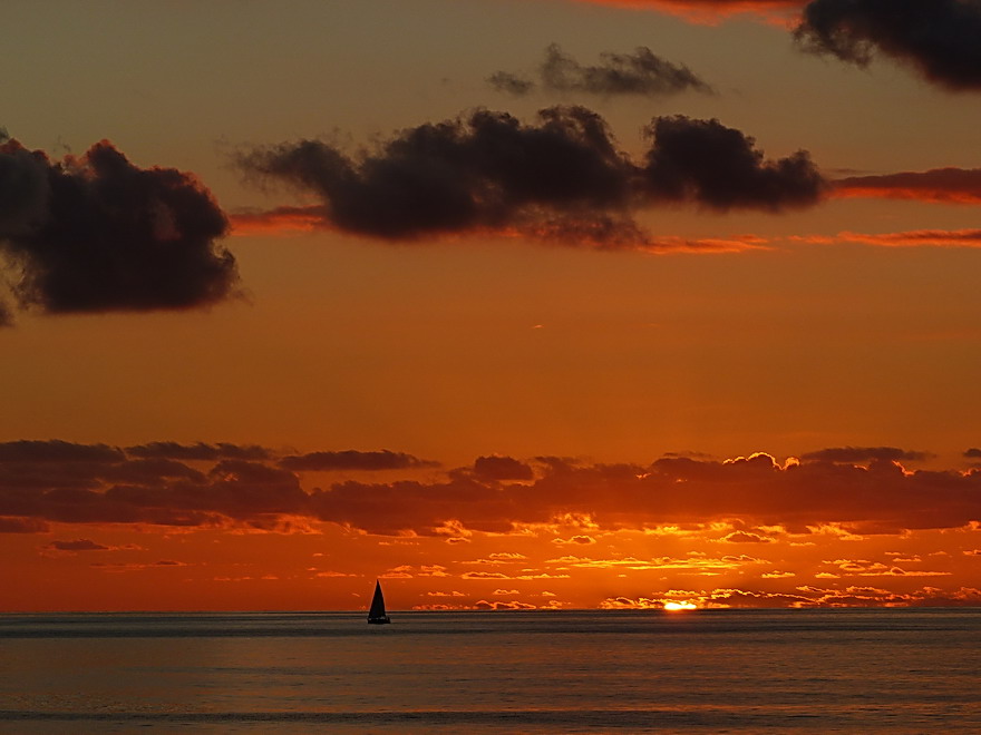 Sonnenuntergang auf Gran Canaria Februar 2015