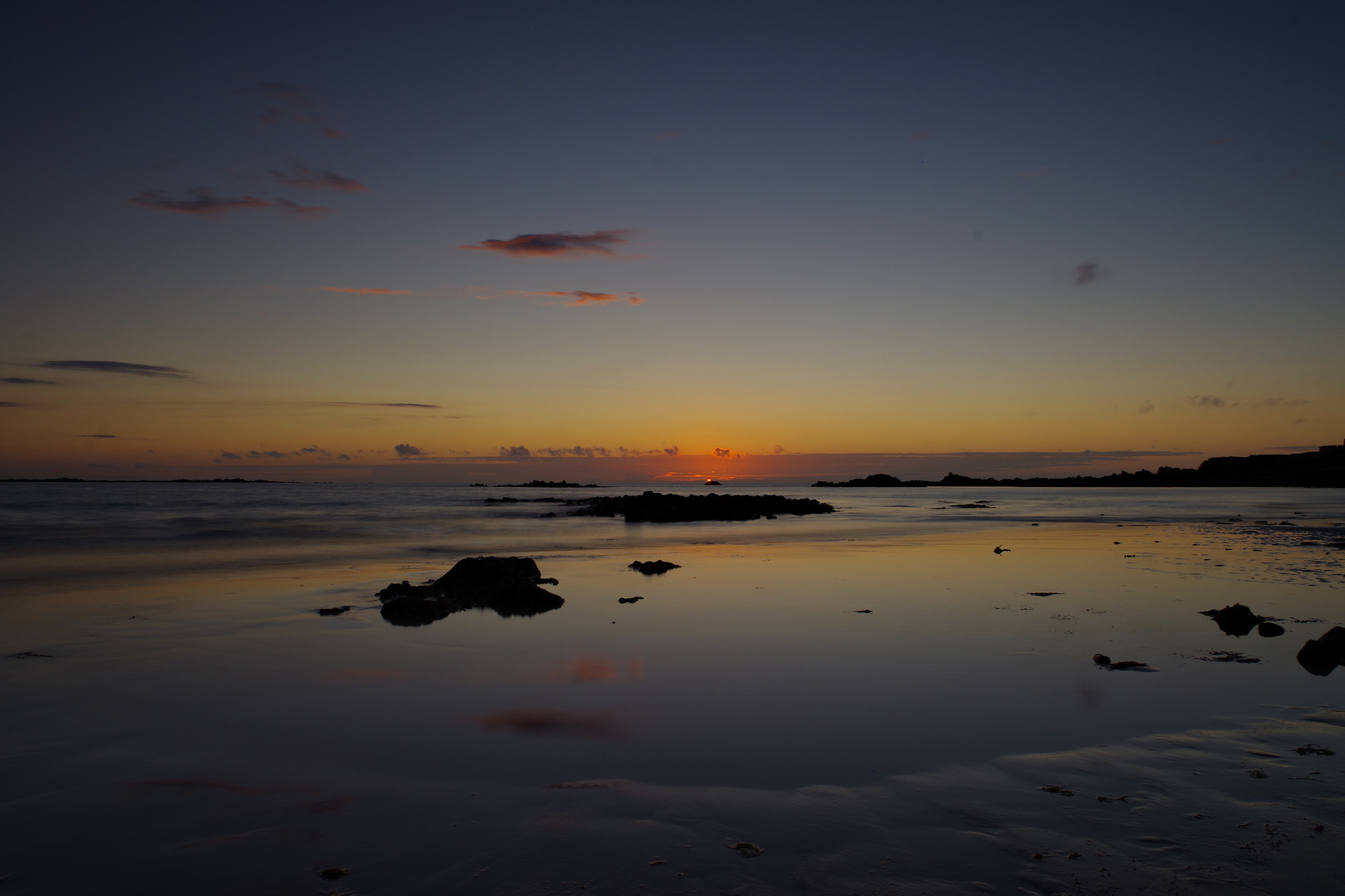 Sonnenuntergang auf Guernsey