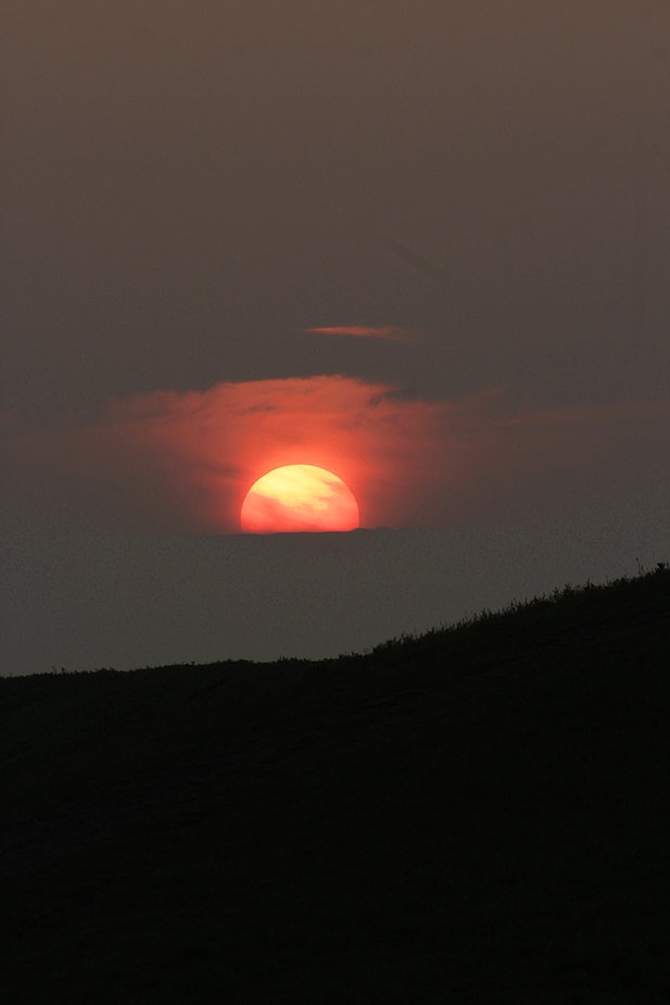 Sonnenuntergang auf Halde Hoheward II