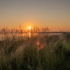 Sonnenuntergang auf Hallig Hooge