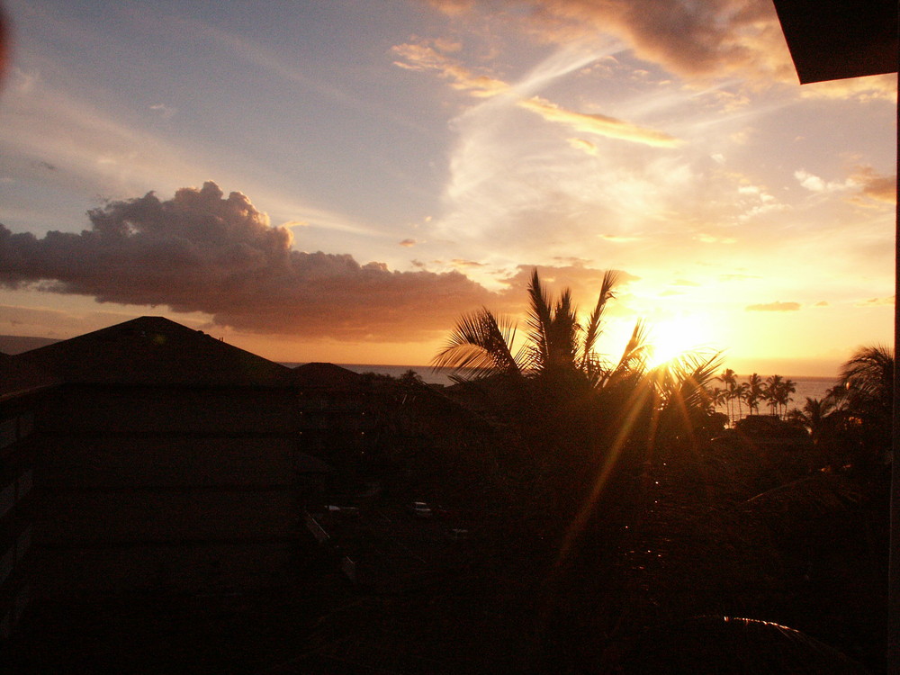 Sonnenuntergang auf Hawaii