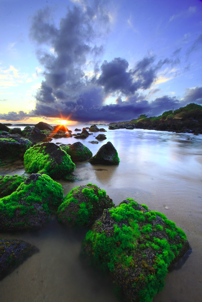 Sonnenuntergang auf Hawaii