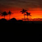 Sonnenuntergang auf Hawaii (Insel Molokai)