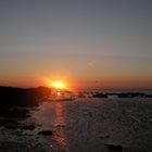 Sonnenuntergang auf Helgoland