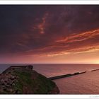 Sonnenuntergang auf Helgoland