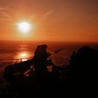 Sonnenuntergang auf Helgoland