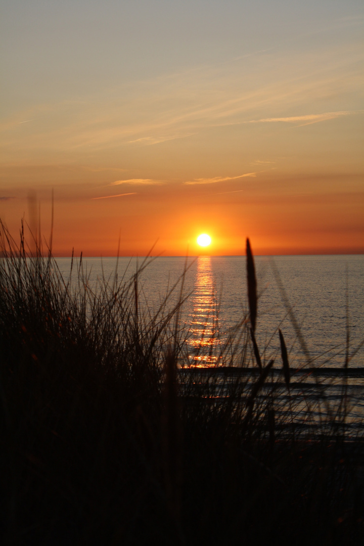 Sonnenuntergang auf Hiddensee