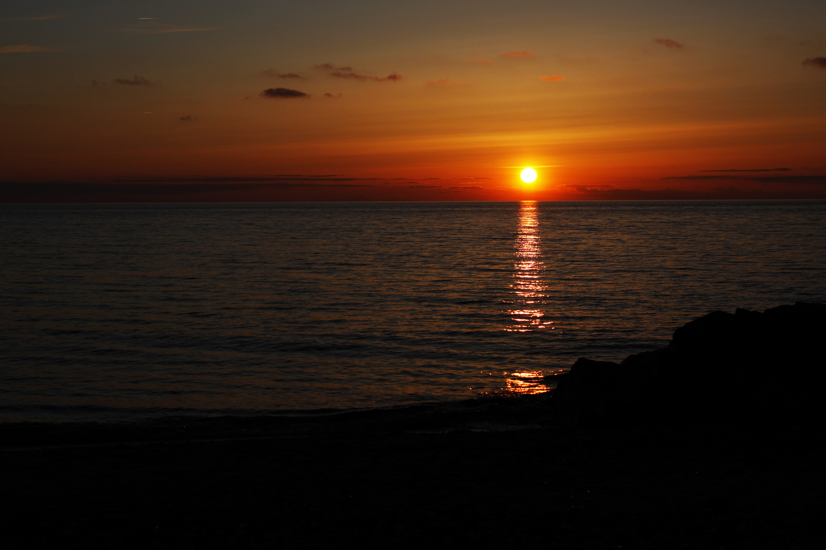 Sonnenuntergang auf Hiddensee