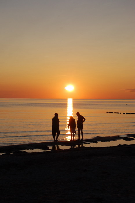 Sonnenuntergang auf Hiddensee