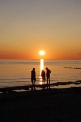 Sonnenuntergang auf Hiddensee