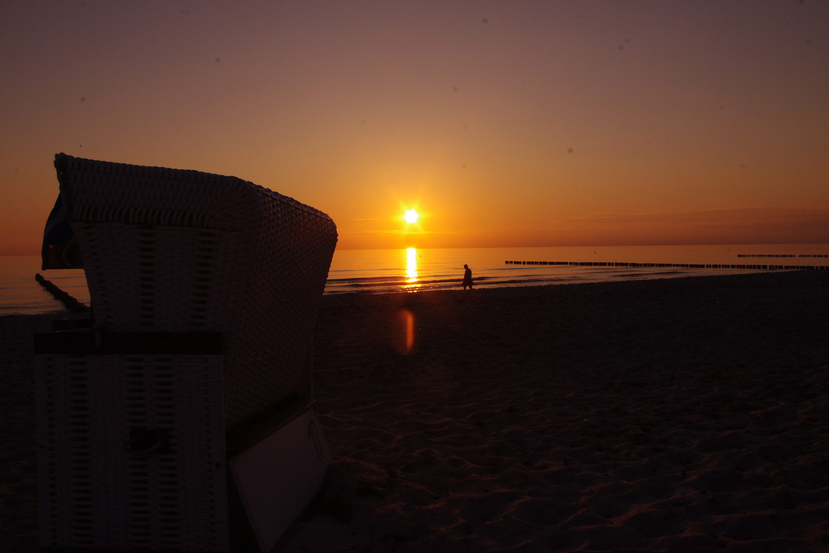 Sonnenuntergang auf Hiddensee