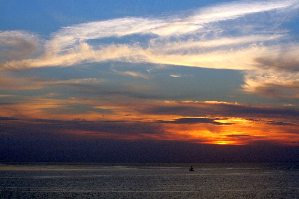 Sonnenuntergang auf Hiddensee