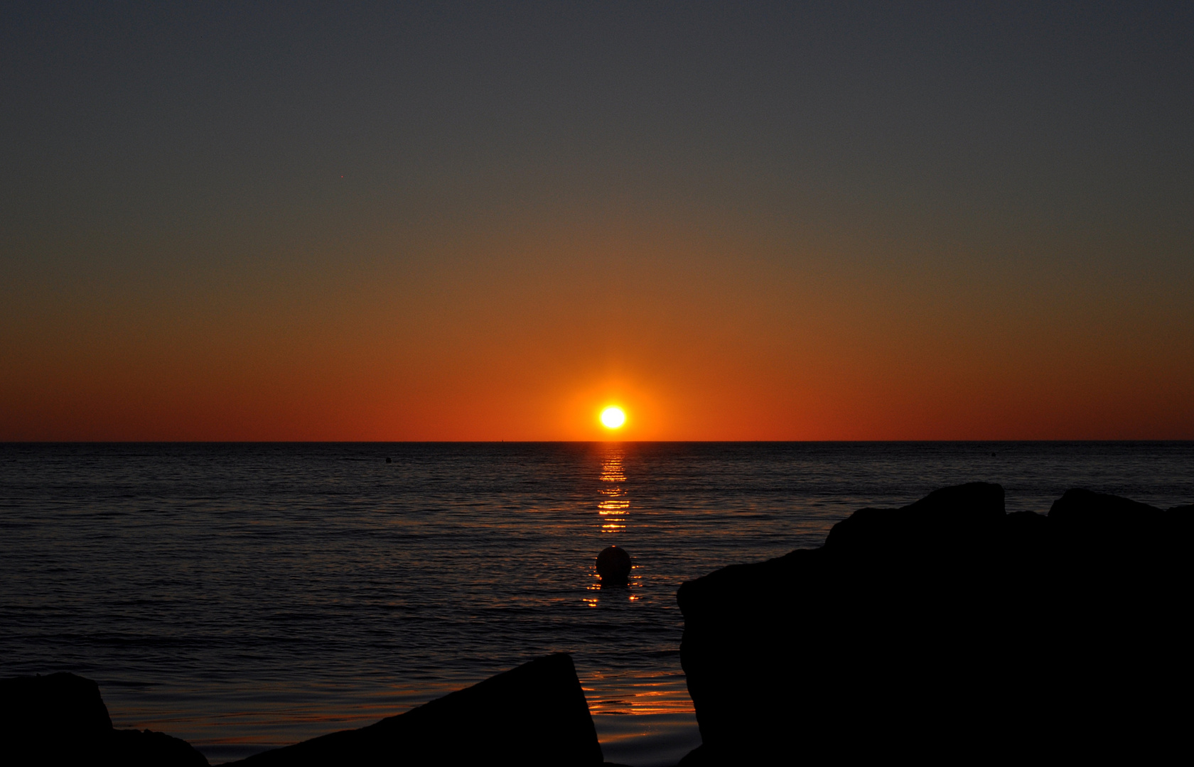 Sonnenuntergang auf Hiddensee